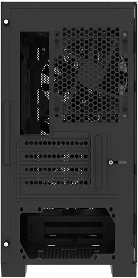 Montech AIR 100 ARGB, Micro-ATX, Tempered Glass – juodos spalvos