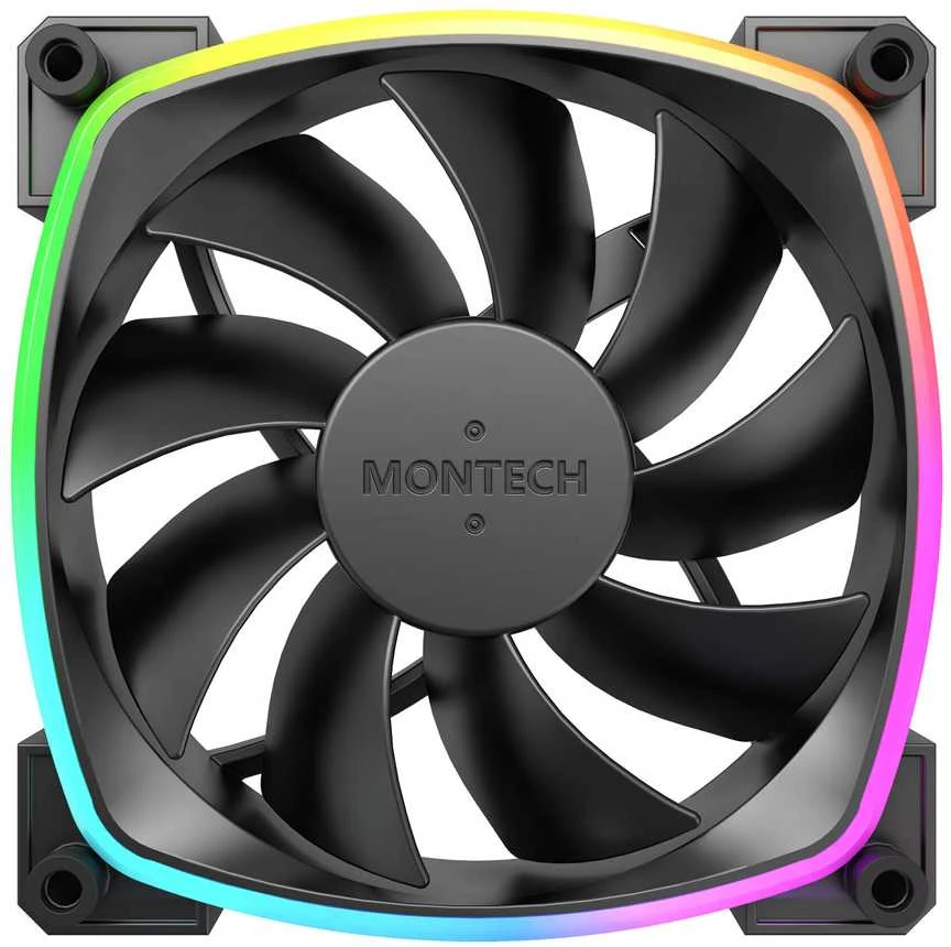 Montech AX120 ARGB ventiliatorius iš priekio