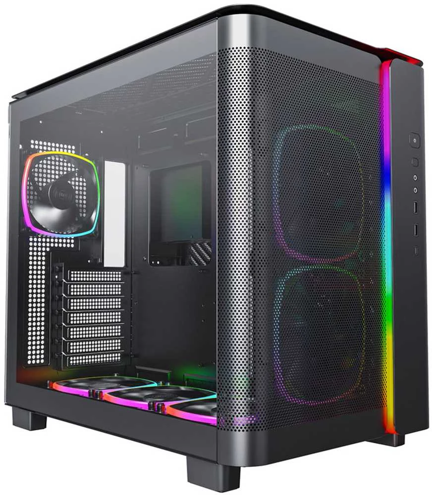 Montech KING 95 PRO Mid Tower, Tempered Glass, ARGB – Juodas