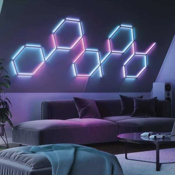 „Nanoleaf“ | Linijų išplėtimo paketas (3 panelės) | 16 mln. spalvų