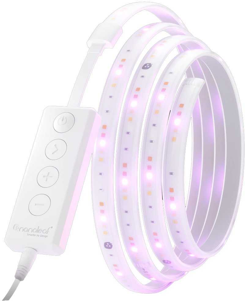 Nanoleaf|Nanoleaf Essentials Light Strips Starter Kit 2 Meter Matter 2000Lm RGBCW 2700-6500K|23 W|RGBCW|Bluetooth, Thread|2700–6500 K