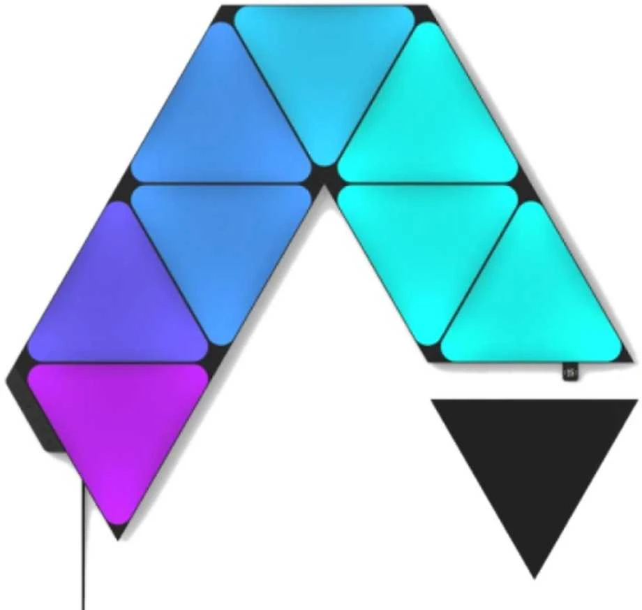 Sieninis šviestuvas Nanoleaf | Shapes Juodas Hexagons Starter Kit (9 panels) | 42 W | WiFi