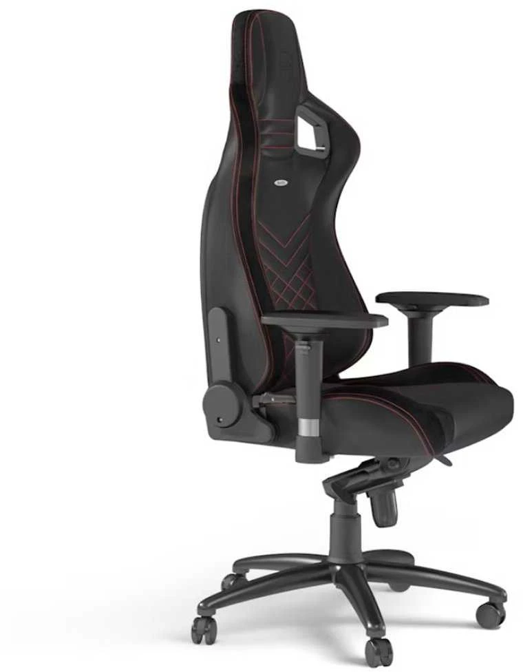 Žaidimų kėdė Noblechairs EPIC PU-Leather Gaming Chair, Juoda-raudona