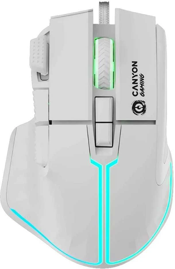 CANYON pelė Fortnax GM-636 RGB 9buttons su laidu Baltas