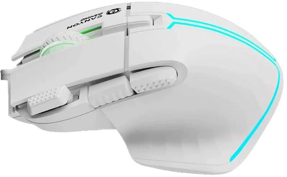CANYON pelė Fortnax GM-636 RGB 9buttons su laidu Baltas
