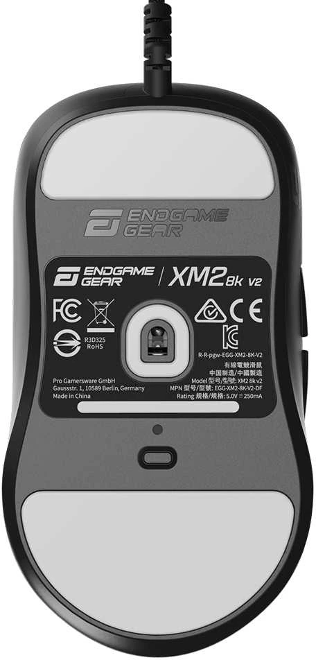 Endgame Gear XM2 8k v2 žaidimų pelė, 8.000Hz – juodos spalvos