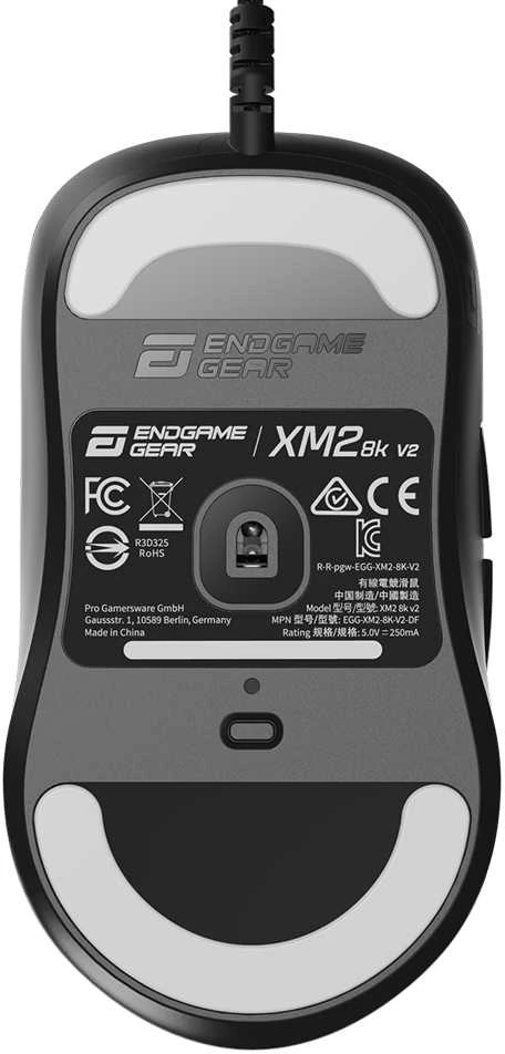 Endgame Gear XM2 8k v2 žaidimų pelė, 8.000Hz – juodos spalvos