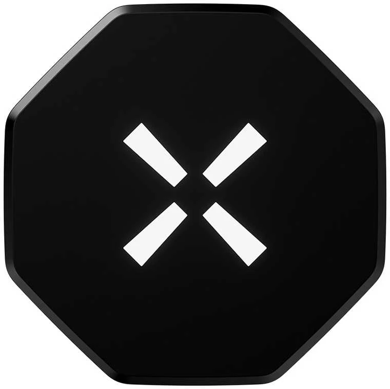 HITSCAN 8K adapteris su šviečiančiu logotipu