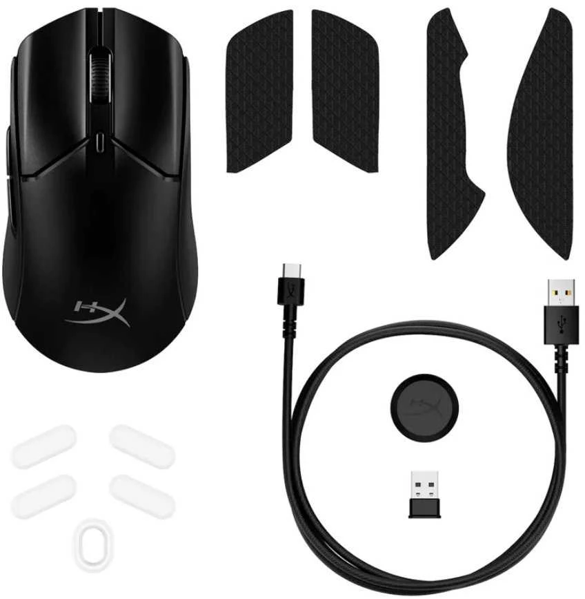 Hewlett Packard (HP) HyperX Pulsefire Haste 2 belaidė pelė (Juoda) | 26000 DPI