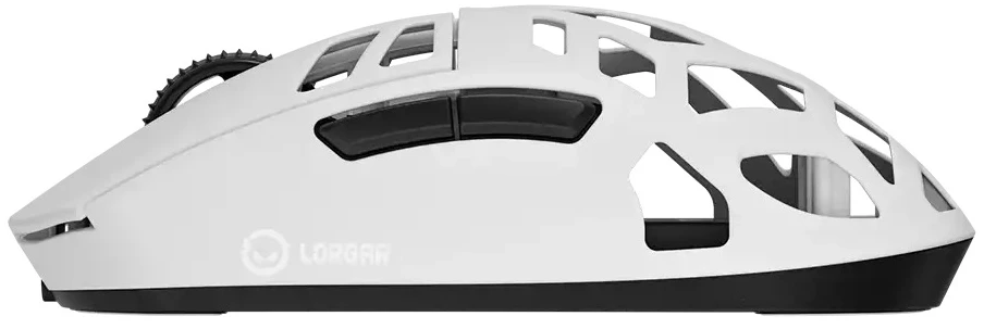 LORGAR Pelė žaidimams MSE90W Elite Wireless Magnesium Baltas