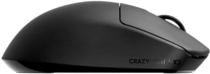 Pelė Pulsar X3 CRAZYLIGHT Mini Wireless, Jet Juodas