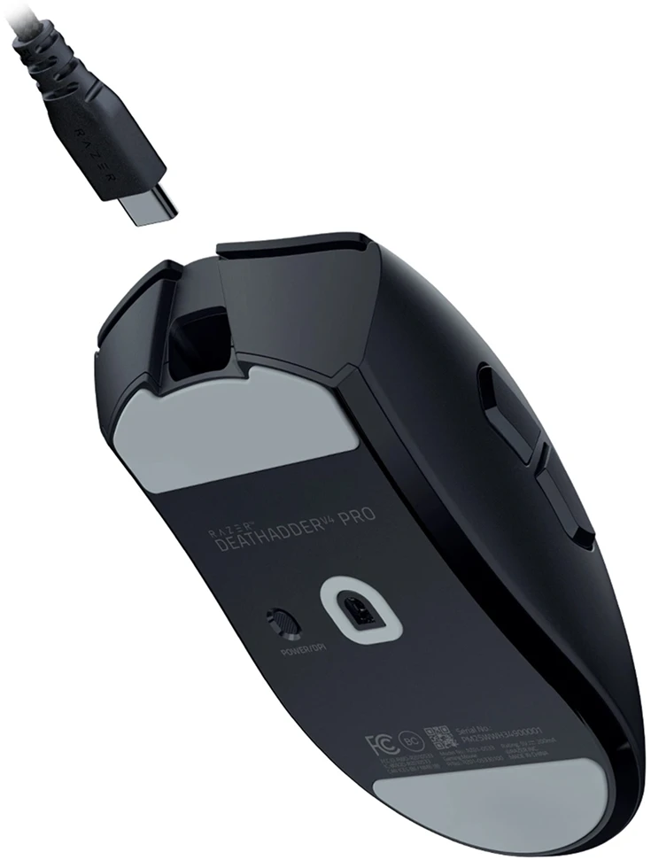 Pelė Myszka žaidimams Razer DeathAdder V4 belaidė 45000 dpi optinė juoda