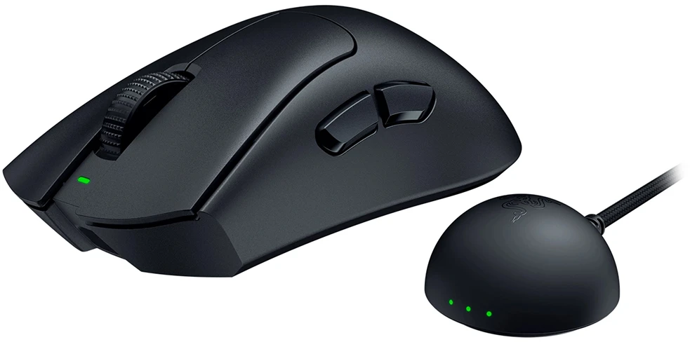 Pelė Myszka žaidimams Razer DeathAdder V4 belaidė 45000 dpi optinė juoda