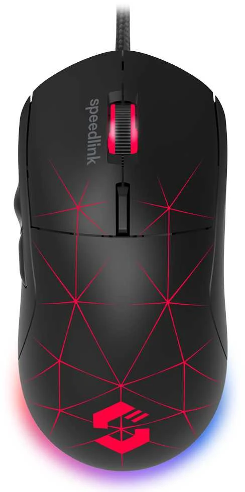 „Speedlink Corax“ žaidimų pelė, juoda