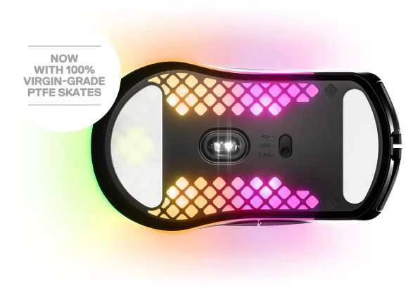 Belaidė Žaidimų pelė SteelSeries Aerox 3 Wireless, Juodos spalvos