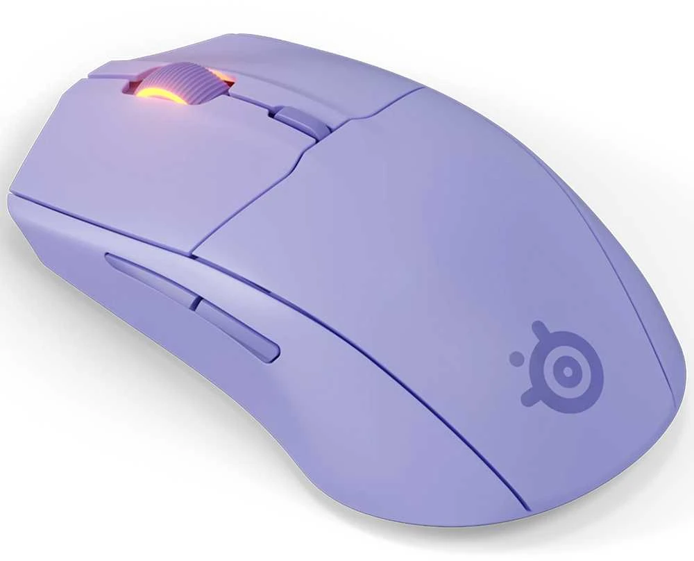 SteelSeries | Pelė žaidimams | Rival 3 Gen 2 | Wireless | 2.4GHz, Bluetooth | Lavender