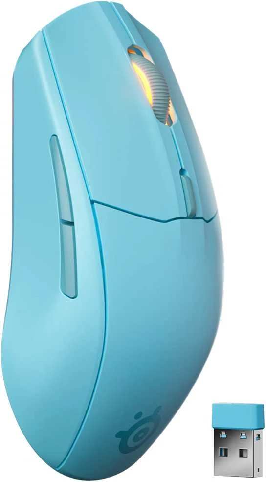SteelSeries | Pelė žaidimams | Rival 3 WL Gen 2 | Wireless | 2.4GHz, Bluetooth | Aqua