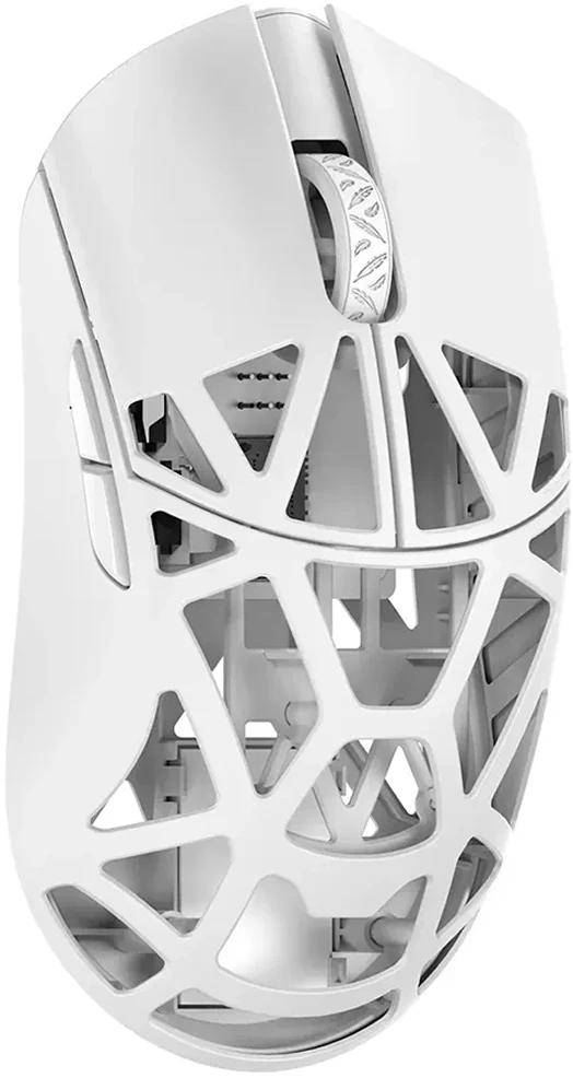 WL Pelė WLMOUSE Beast X Max Solid Sides Pelė žaidimams, Omron Optinė Switches – baltas