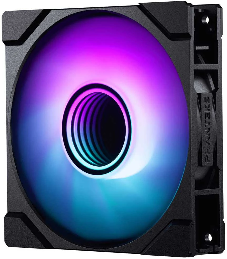 PHANTEKS M25 Gen2 PWM D-RGB korpuso ventiliatorius, 3er-Pack – 140mm, juodos spalvos