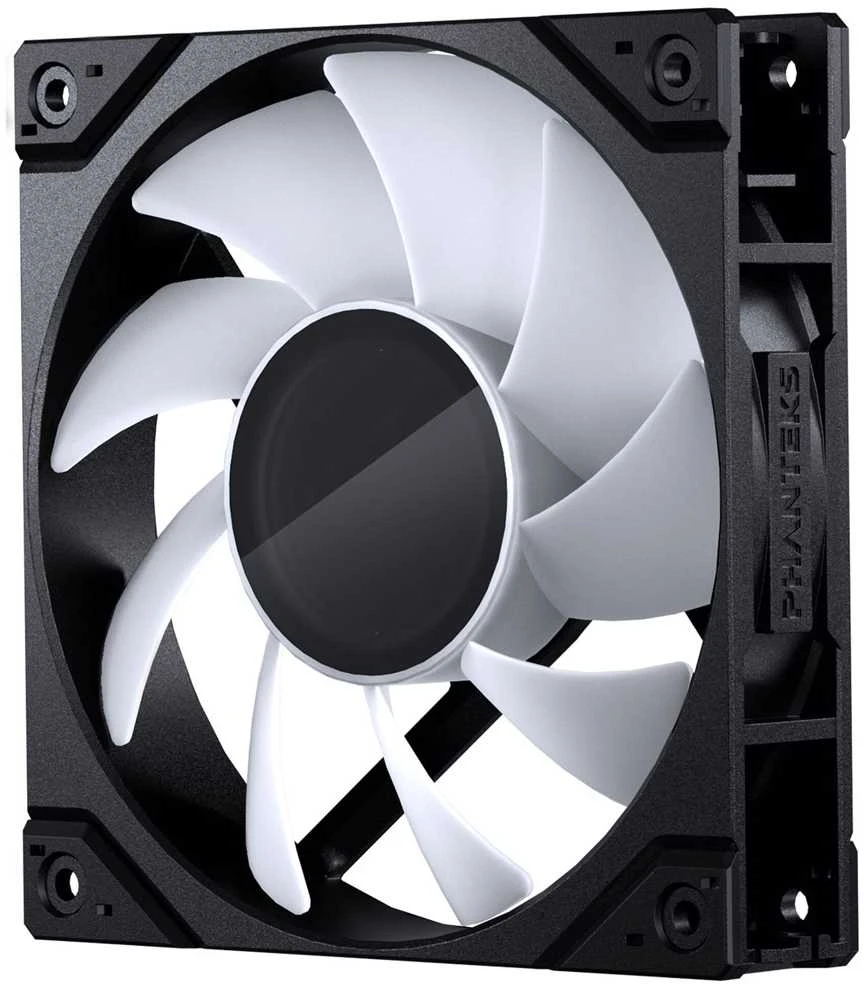 PHANTEKS M25 Gen2 PWM D-RGB korpuso ventiliatorius, 3er-Pack – 120mm, juodos spalvos