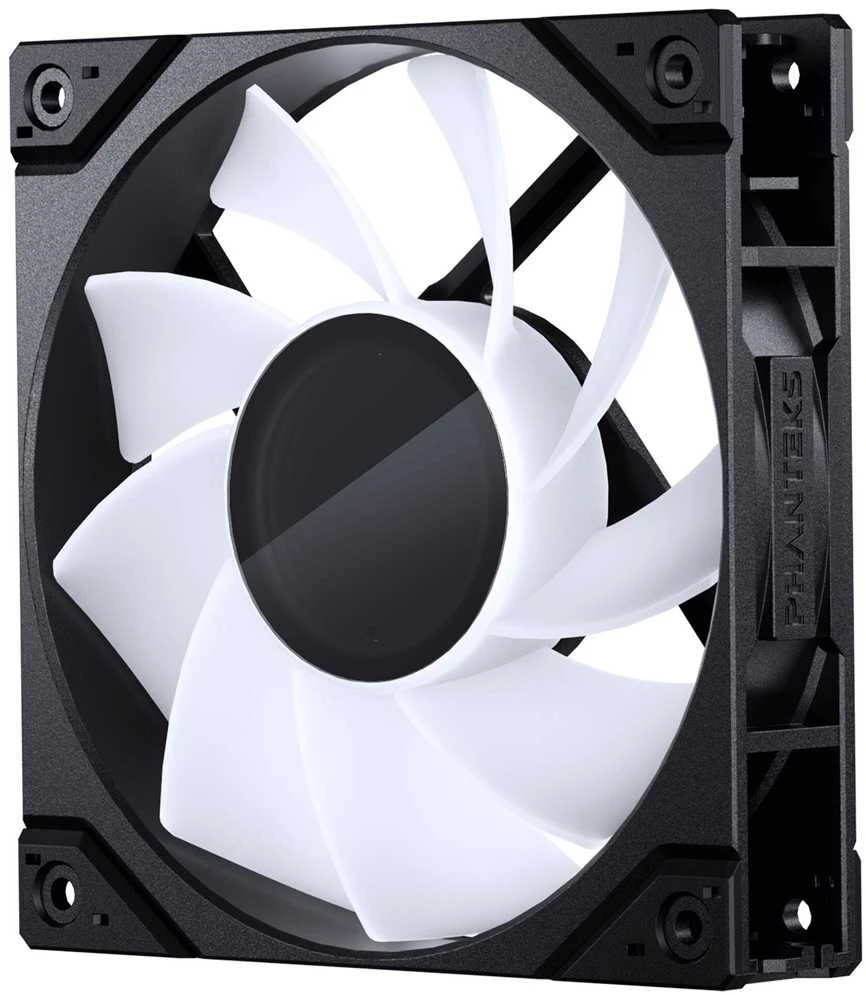 PHANTEKS M25 Gen2 PWM D-RGB korpuso ventiliatorius 3er-Pack – Reverse Blade, 140mm, juodos spalvos
