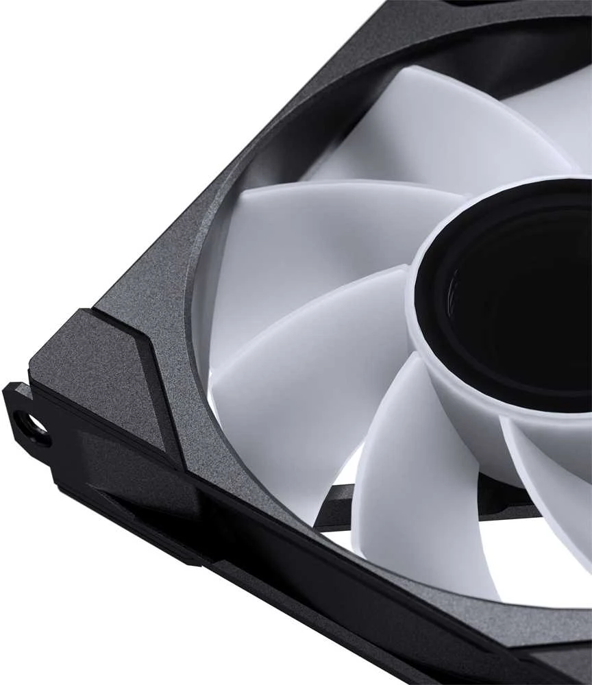 PHANTEKS M25 Gen2 PWM D-RGB korpuso ventiliatorius, 3er-Pack – Reverse Blade, 120mm, juodos spalvos