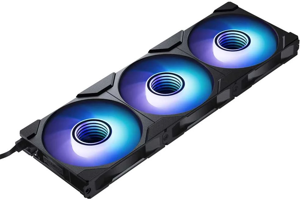 PHANTEKS M25 Gen2 PWM D-RGB korpuso ventiliatorius, 3er-Pack – Reverse Blade, 120mm, juodos spalvos