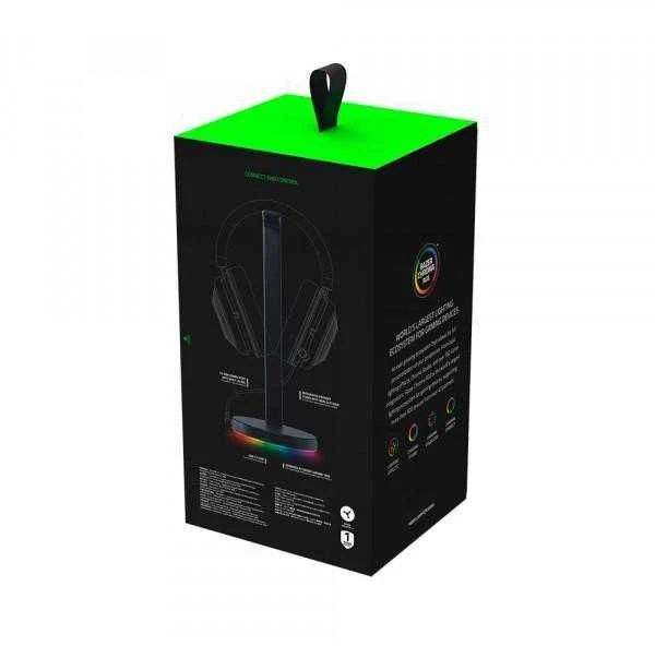 Ausinių stovas Razer Base Station V2 Chroma Quartz Edition, Juodas