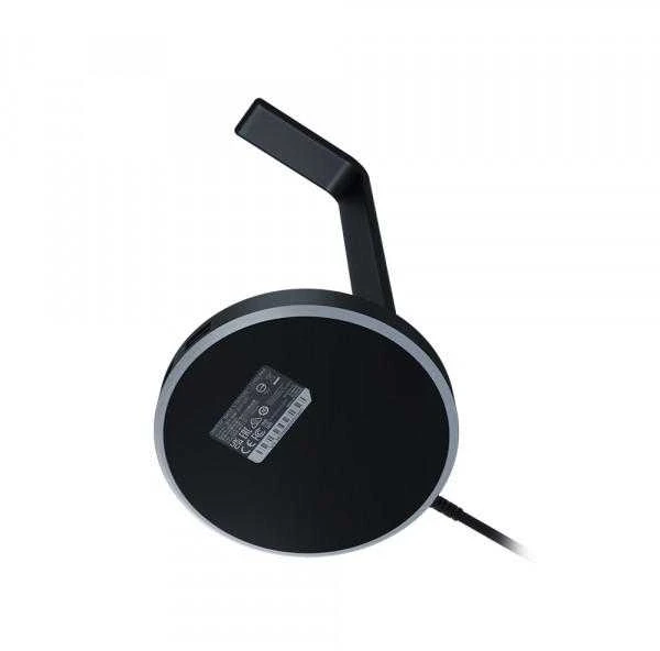 Ausinių stovas Razer Base Station V2 Chroma Quartz Edition, Juodas