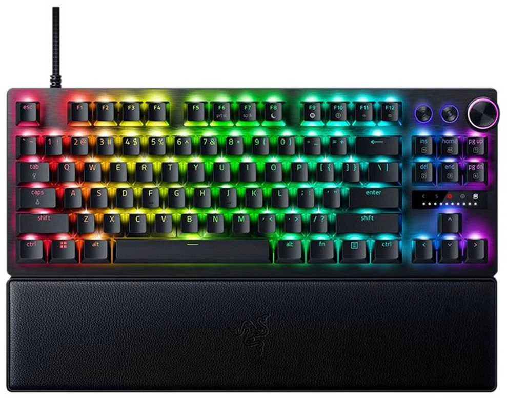 Razer | Huntsman V3 Pro Tenkeyless | RZ03-04980100-R3M1 | Klaviatūra žaidimams | su laidu | US | Analog Optical | Juodas