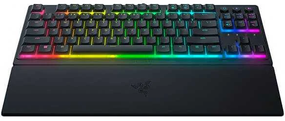 Razer | Ornata V3 Tenkeyless | Mechaninė klaviatūra žaidimams | su laidu | RGB LED pašvietimas | US | Juodas