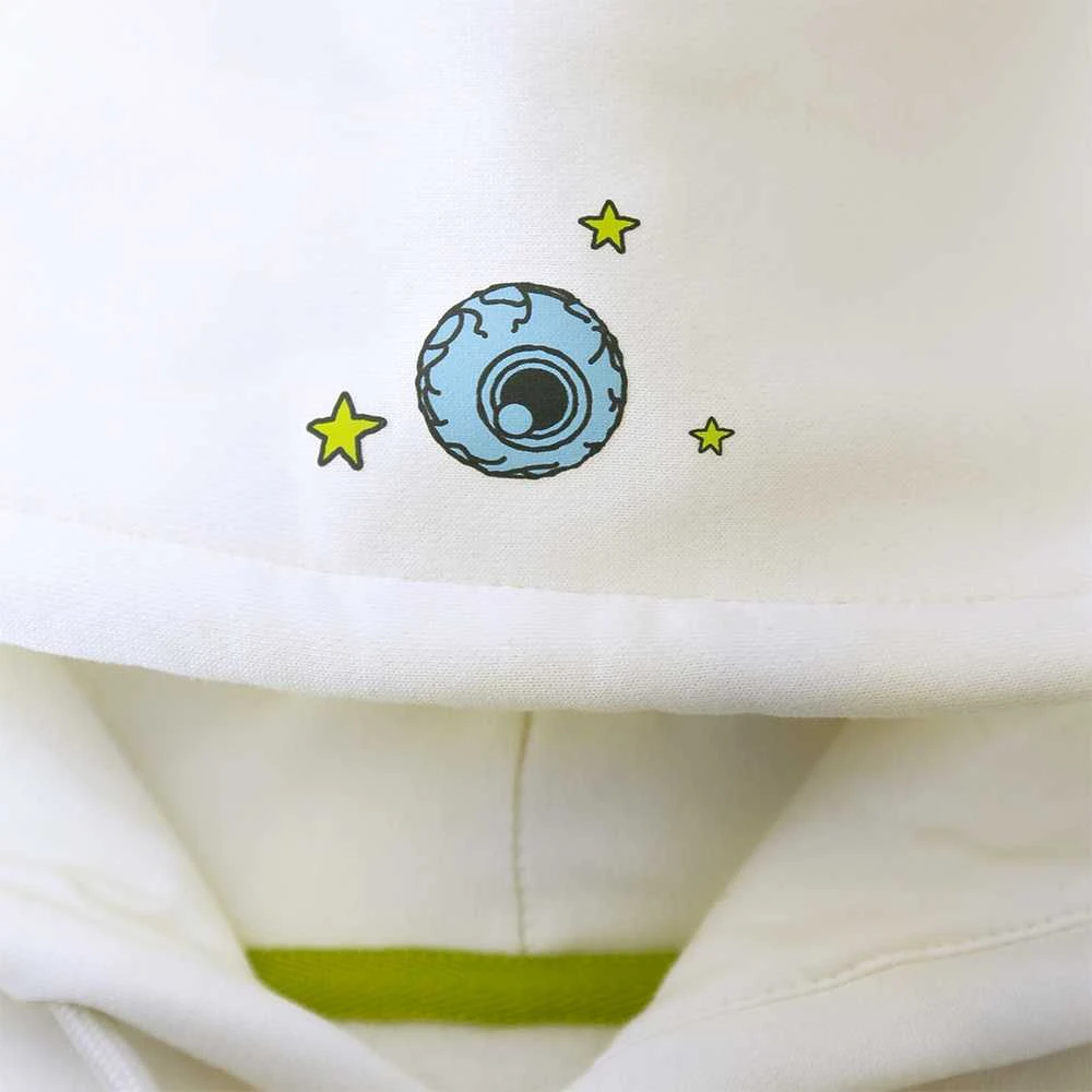 Rick and Morty Hoodie, Off-Baltas, L