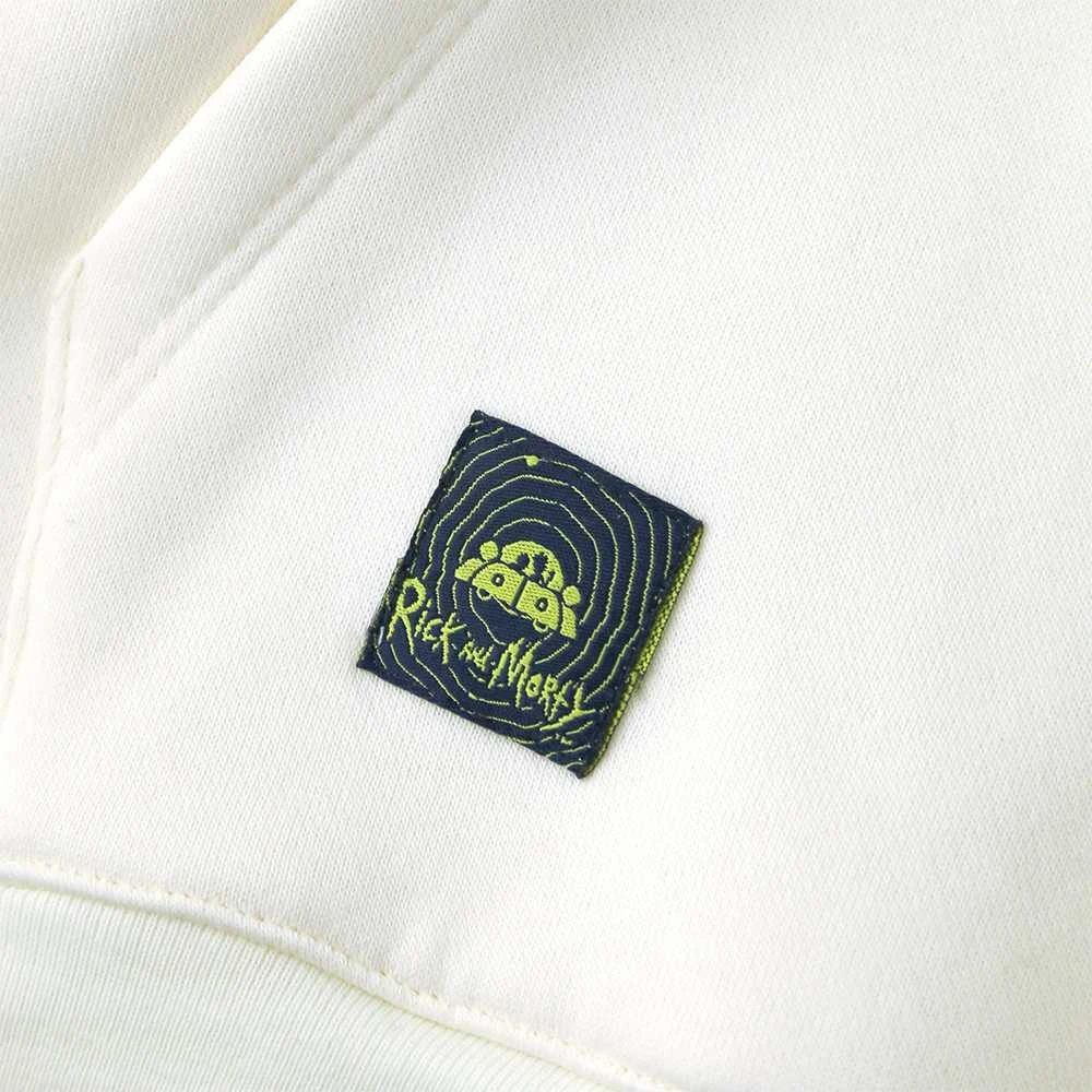 Rick and Morty Hoodie, Off-Baltas, M
