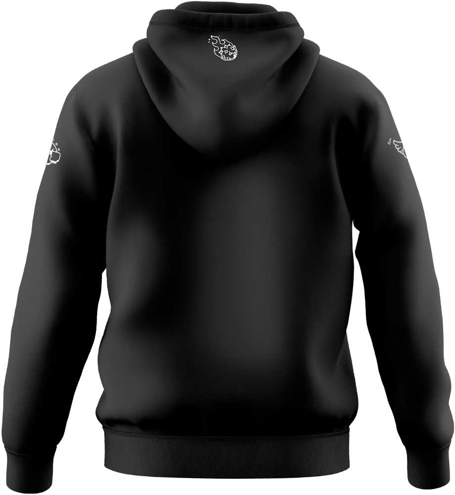Rick and Morty Hoodie With Logo, Juodas, L