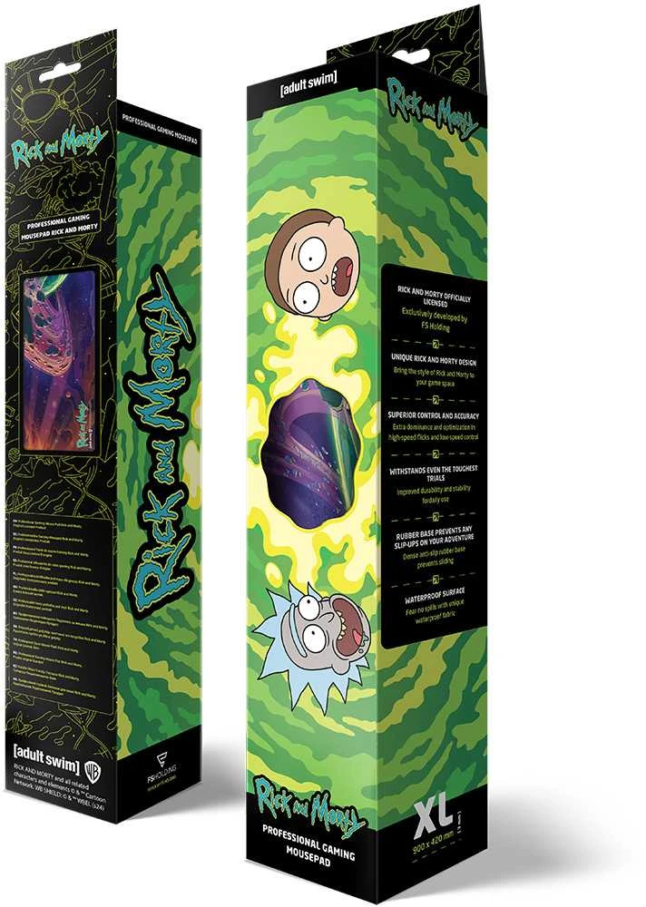 Rick and Morty Pelės kilimėlis Outer Space, XL