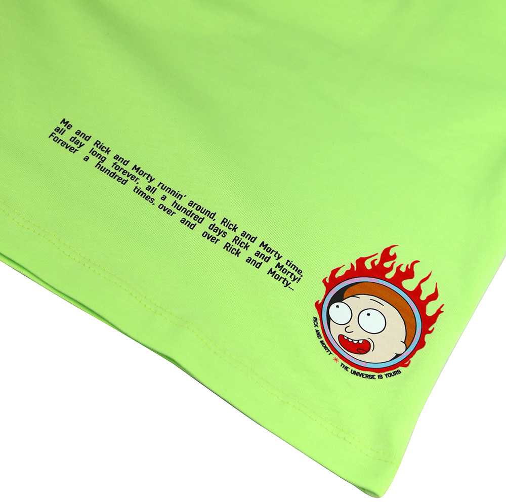 Rick and Morty T-Shirt, Science Grandpa, Light Žalias, XL