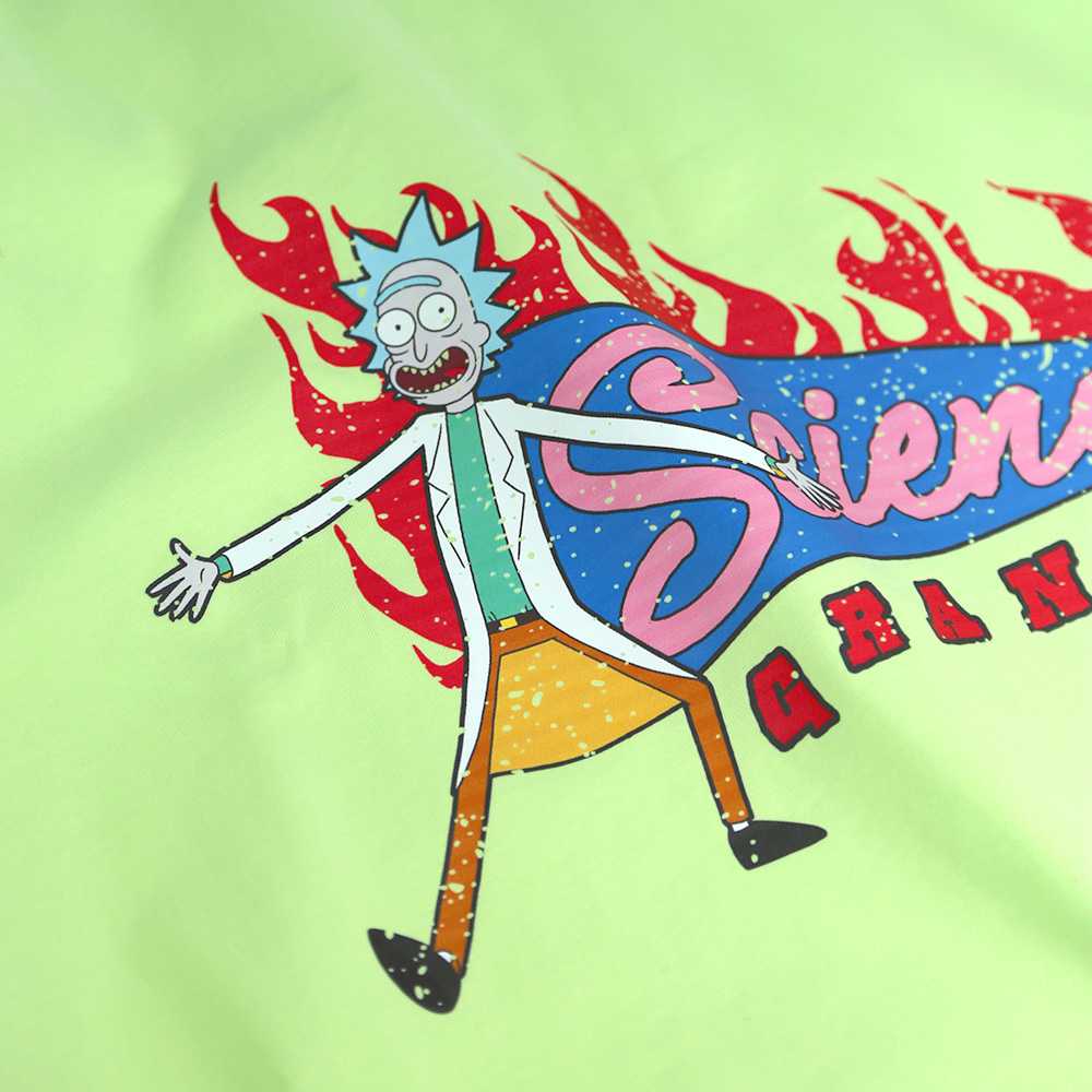 Rick and Morty T-Shirt, Science Grandpa, Light Žalias, XL