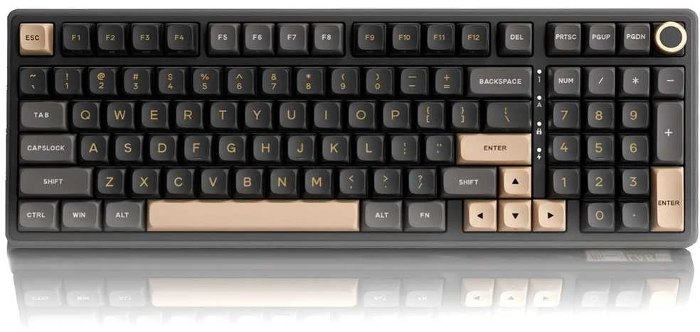 Royal Kludge RK-R98 RGB Phantom laidinė klaviatūra | 96%, Hot-swap, rusvai gelsvas switches, US