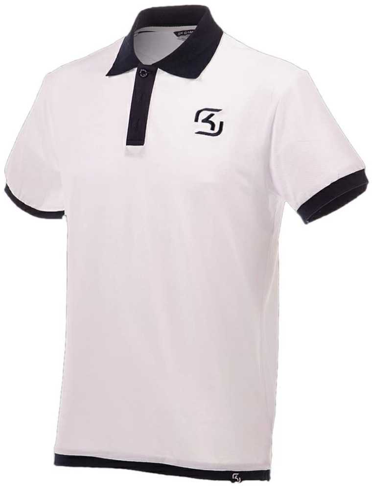 SK GAMING POLO 2017 baltas S