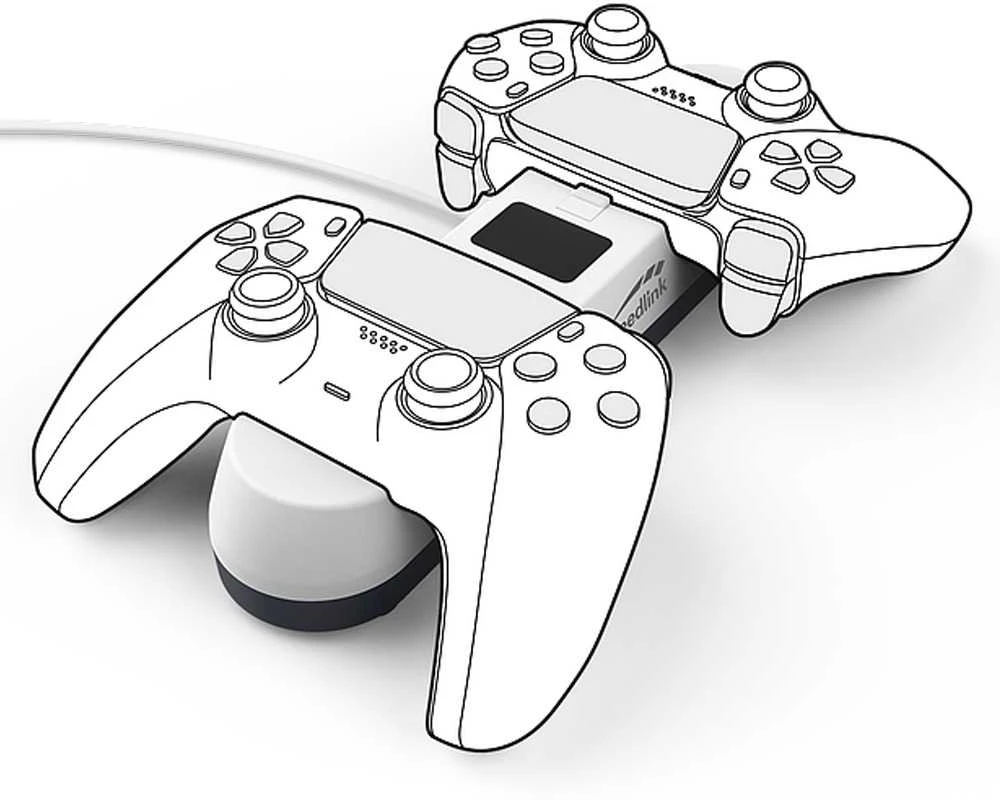 Žaidimų pulto įkroviklis - Speedlink Jazz SL460001WE USB PS5 Juodas