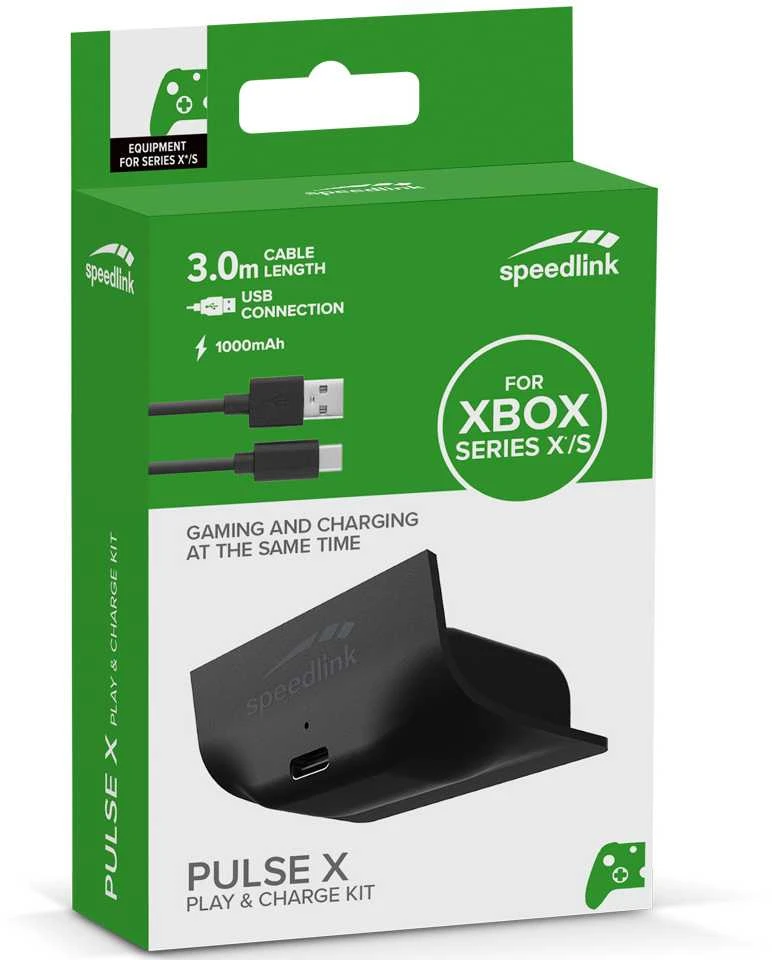 „Speedlink“ – „Pulse X Play & Charge“ rinkinys, skirtas XBOX Series X/S