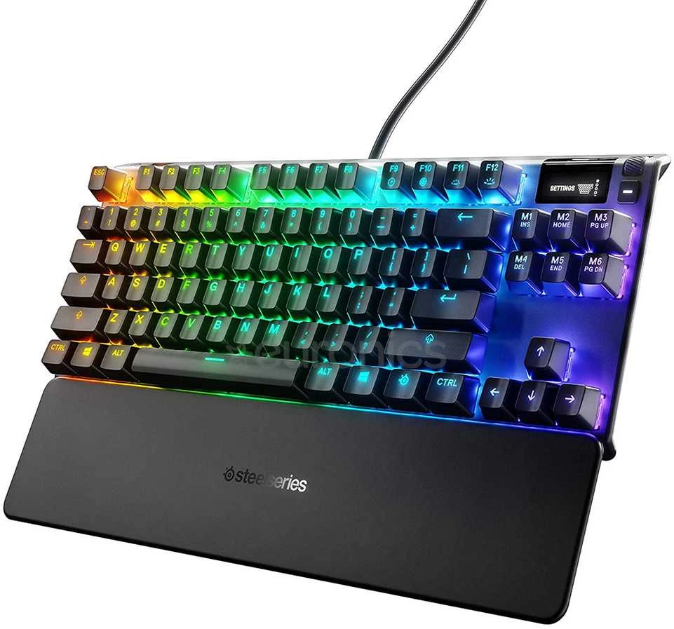 Klaviatūra SteelSeries Apex 7 TKL, Red Switch, US kalba, Juodos spalvos