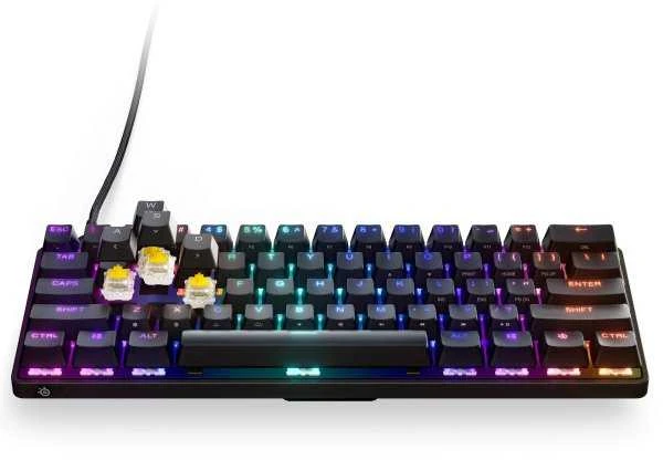 Klaviatūra žaidimams SteelSeries Apex 9 Mini, US kalba, Juodos spalvos