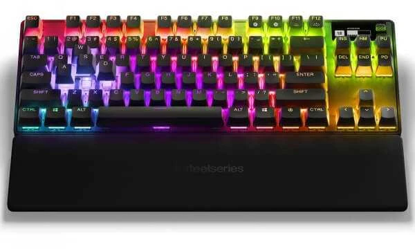 Belaidė žaidimų klaviatūra SteelSeries Apex Pro TKL 2023, su RGB LED pašvietimu, US išdėstymas (64865)