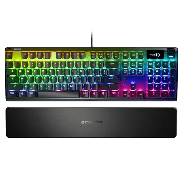 Žaidimų klaviatūra SteelSeries Apex Pro, OmniPoint Switch, US kalba, Juodos spalvos
