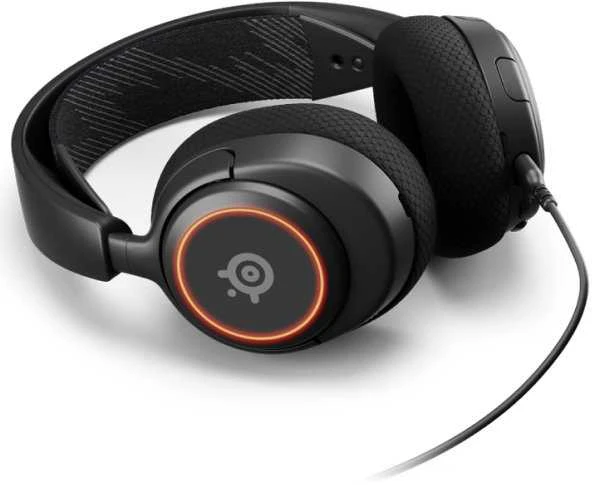 Ausinės žaidimams su mikrofonu SteelSeries Arctis Nova 3 Over-Ear, Juodos spalvos