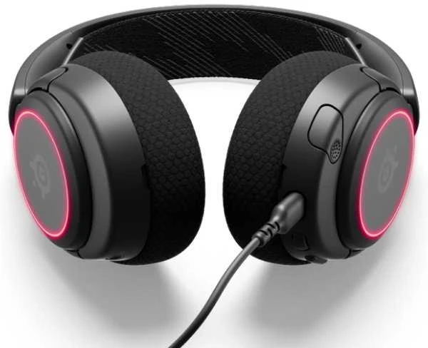 Ausinės žaidimams su mikrofonu SteelSeries Arctis Nova 3 Over-Ear, Juodos spalvos
