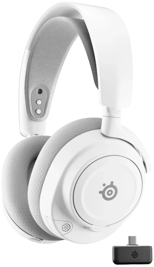 SteelSeries Ausinės Žaidimams | Arctis Nova 7 Gen 2 | Bluetooth | Over-Ear | Mikrofonas | Noise canceling | Belaidės | Baltas