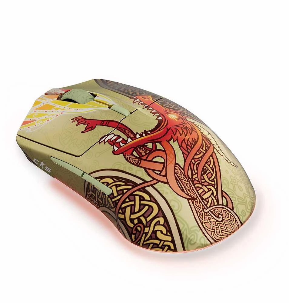 SteelSeries CS2 Dragon Lore Edition belaidė žaidimų pelė | 18000 DPI