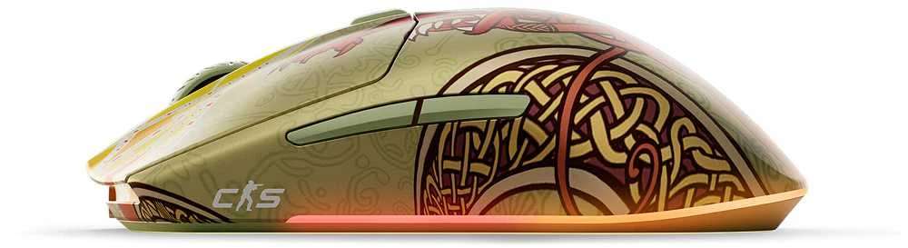 SteelSeries CS2 Dragon Lore Edition belaidė žaidimų pelė | 18000 DPI